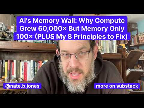 AI's Memory Wall: Why Compute Grew 60,000x But Memory Only 100x (PLUS My 8 Principles to Fix)