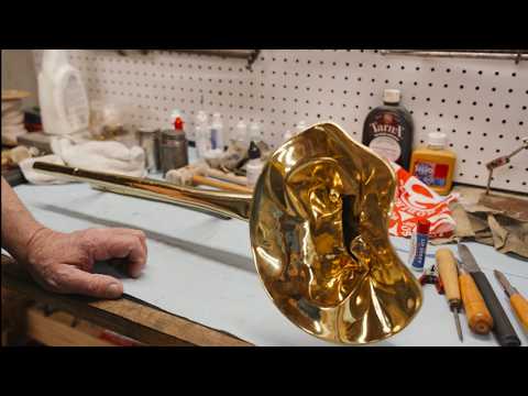 Repairing an "Unrepairable" Trombone destroyed by customer...