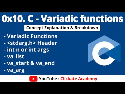 Variadic Functions in C Programming | 0x10. C - Variadic functions