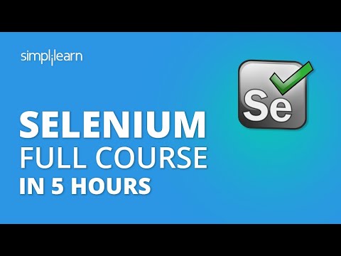 Selenium Tutorial For Beginners | Selenium Full Course | Selenium Webdriver Tutorial | Simplilearn