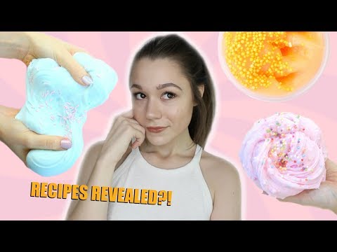 MY BEST SLIME  RECIPES EXPOSED! 4 easy peachybbies DIY slime recipes **SUPER SECRET**
