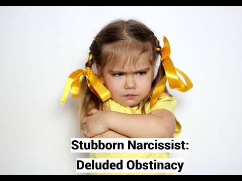 The Stubborn Narcissist: Deluded Obstinacy