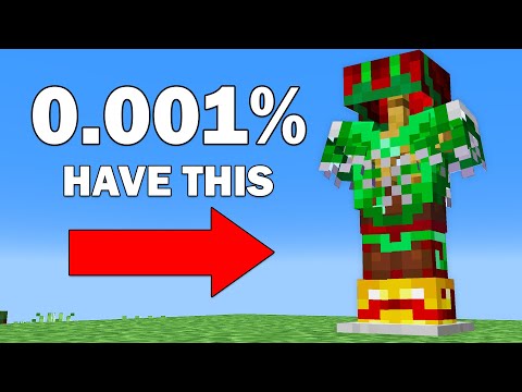 I Got The Worlds Rarest Minecraft Armor