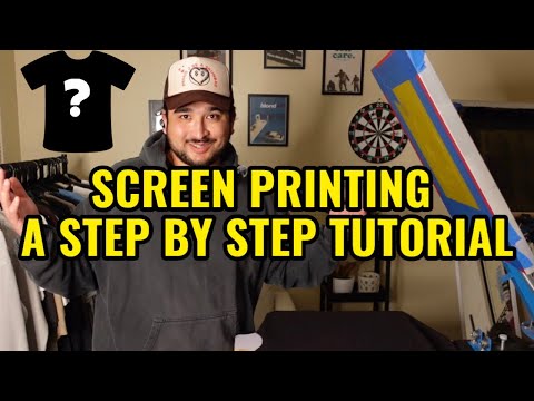 How To Screen Print For Beginners 2024