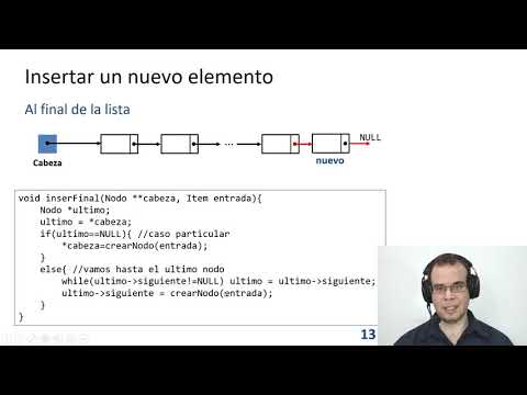 Listas Enlazadas - Insertar datos al final, y luego de uno determinado