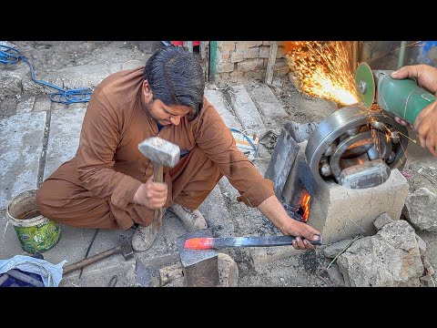 The Process Of Prouducing Iron Bars by Smelting bearing