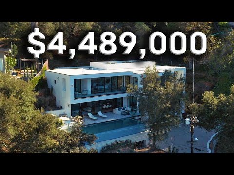 Inside a $4,489,000 Modern Mansion in the Hollywood Hills!