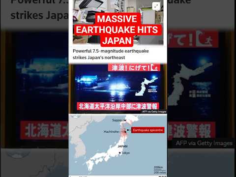 Massive Earthquake Strikes Japan #Japan #earthquake