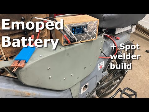 Electric Moped Battery and Spot Welder build