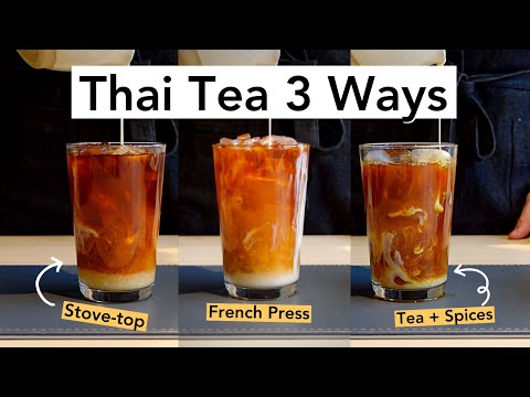How To Make Thai Tea with Tea Bags or Thai Tea Mix