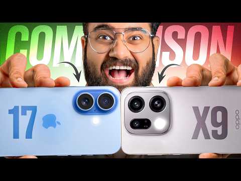 OPPO Find X9 vs iPhone 17 *Full Comparison* Apple vs Android 🤖