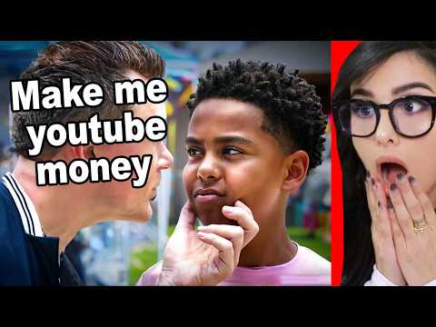 Evil Parents Force Kid To Be A Youtuber