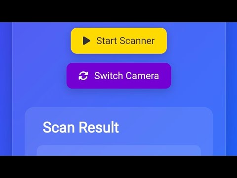 QR Code Scanner using HTML, CSS & JavaScript | Camera Based QR Scanner for Mobile & Desktop