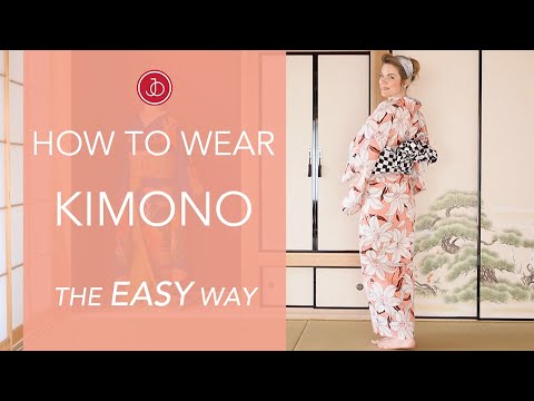 How To Wear Kimono - The EASY Way