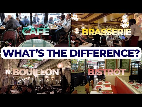 How to Eat Like a Parisian - Cafés, Brasseries, Bouillons & Bistrots