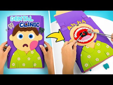 🪥🐰 Cute Dental Clinic! Treat Bunny’s Teeth with Sam 😁🎨 Fun Mini DIY ✨