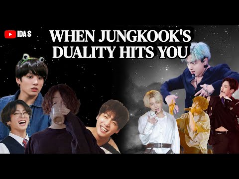 When Jungkook's duality hits you