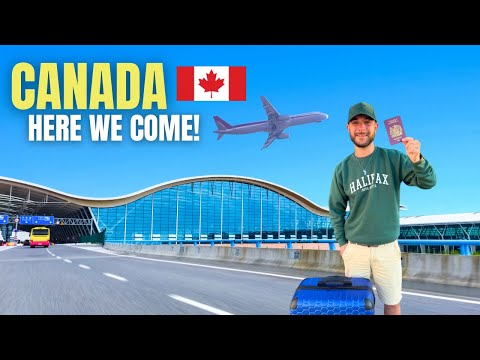 We're Finally Going To CANADA 🇨🇦 | Travel Day To Toronto + First Reactions! ✈️ 