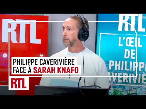 Philippe Caverivière facing Sarah Knafo