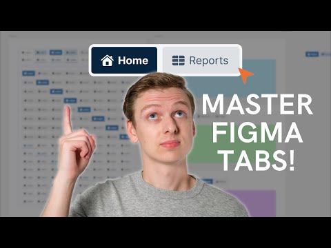 Create Figma Tabs Like a Pro! 🚀  (Free Template) #figma #designsystems