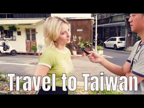 Austrian girl visits to Taiwan for the first time - Street Interview