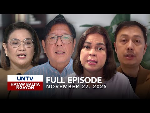 UNTV: Hataw Balita Ngayon | November 27, 2025