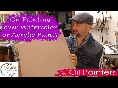 Oil Painting Tip - Acrylic or Watercolor Underpainting -  Which is Best?