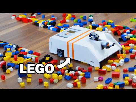 I Built a LEGO Robot Vacuum to Pick Up My LEGO...