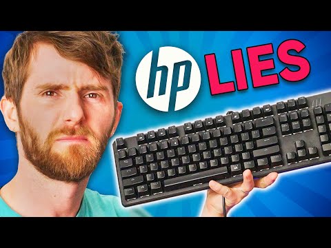 This is Pure False Advertising - HP 550 Keyboard