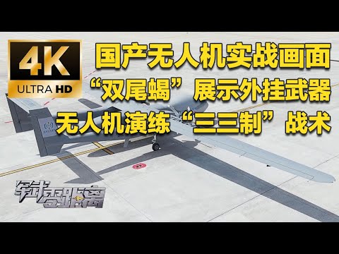 【4K】中国无人机练上“三三制”战术！“双尾蝎”高调展示“外挂”：自由落体炸弹 精确制导炸弹 武器配置极其豪华！某专属弹药首次曝光 无人机也能化身“炸弹卡车”！「军武零距离」| 军迷天下
