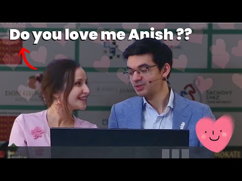"Do You Love Me, Anish?" – Funniest Chess Couple Moments! 💕🤣