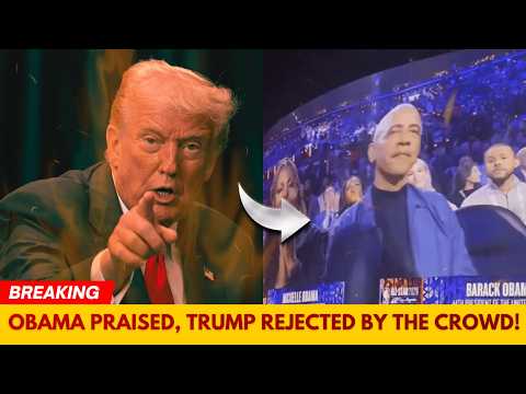 Breaking : Obama Gets a Standing Ovation - Trump’s Reaction Draws Attention!!