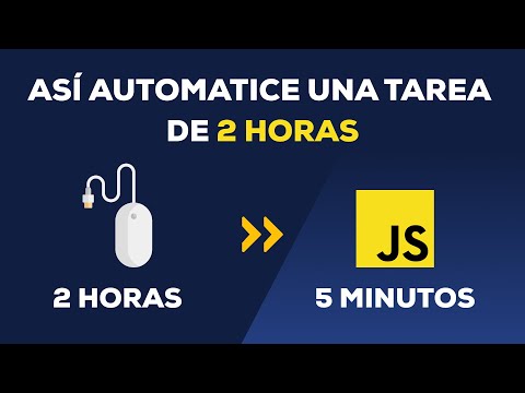 Así automaticé una tarea de 2 horas con Javascript.