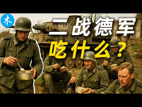 二战德军伙食揭秘：前线德国士兵吃什么？| 三木説
