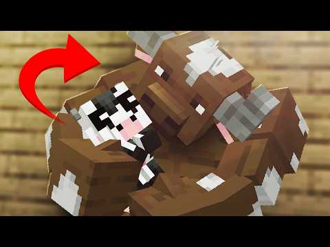 Evolving as a Cow in Minecraft
