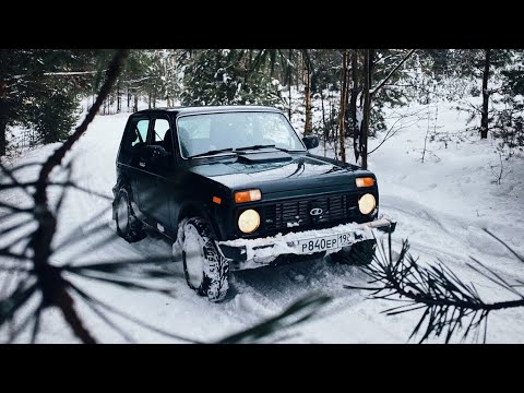 The strength limit of LADA NIVA 4x4 | LADA NIVA 4x4 Winter Off-Road.