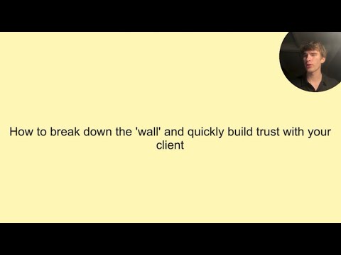 How to build trust FAST with any client in any type of sales