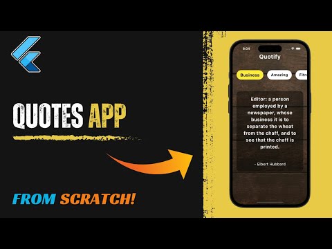 🚀📱 Epic Quotes App | Flutter Tutorial for Beginners 2024