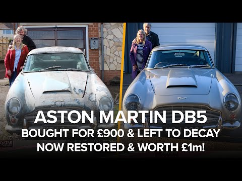 Aston Martin DB5 restored: the classic car left to decay that's now worth £1m