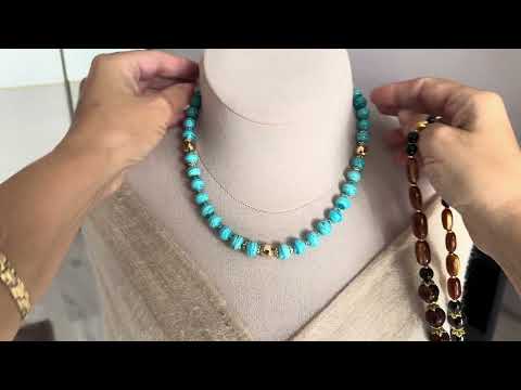 Намистотерапія… Було-стало… Оновлені прикраси для Любові…