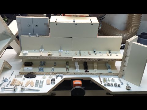 Furniture assembly fasteners. Fittings, ties, and eccentrics in all colors and to suit every taste.