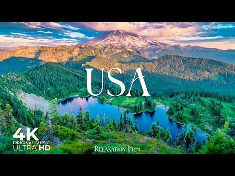 USA 4K • National Parks Nature Relaxation Film with Calming Piano Music | 4K Ultra HD