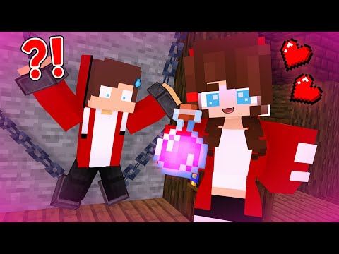 MAIZEN: JJ and JJ Sister’s Love Curse Trouble?! - Minecraft Animation JJ & Mikey