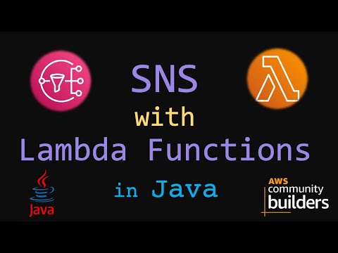 SNS Integration with AWS Lambda in Java | Lambda SNS Example | SNS Lambda Subscription