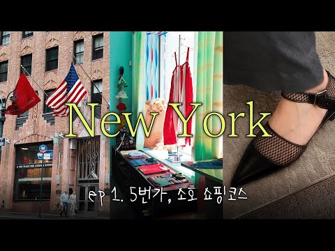 New York Vlog Part 1 🛍️ Top 5 Must-Visit Shopping Hotspots as Revealed by Designers #header #vlog