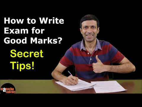 How to Write Exam for Good Marks