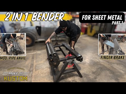 DIY Finger Brake & Pipe Anvil - ALL IN ONE - Save $ and SPACE!