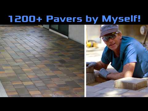 Build a Beautiful Paver Patio Yourself. Start to Finish