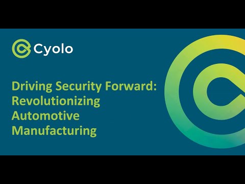 On-Demand Webinar — Driving Security Forward   Revolutionizing Automotive Manufacturing