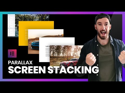 Parallax Stacking Screens in Elementor | Sticky Top Scrolling in Wordpress
